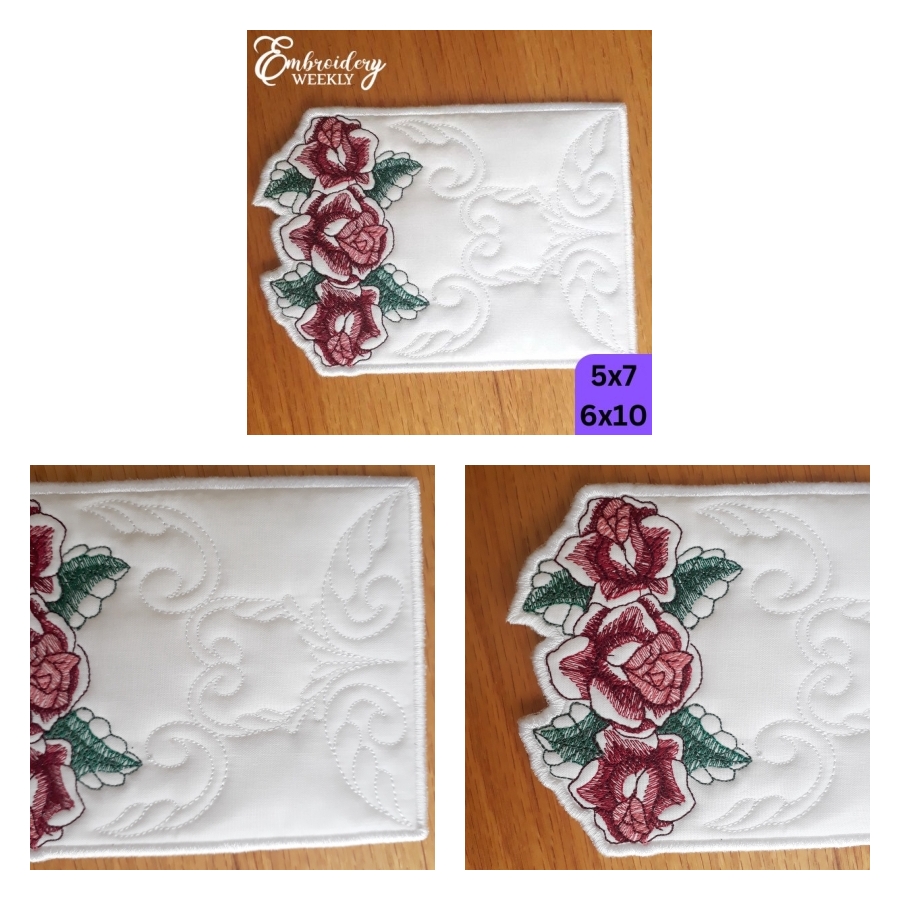 Roses Mug Rug