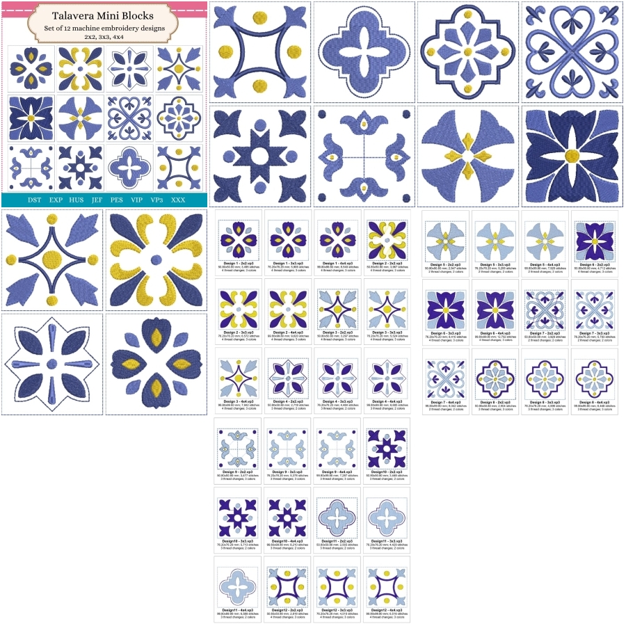 Talavera Mini Blocks