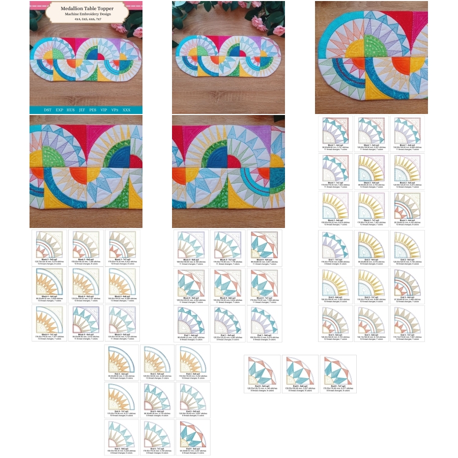 Medallion Table runner