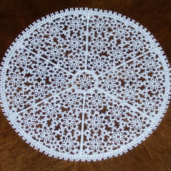 TattedFlower Doily -6