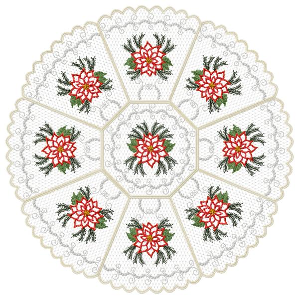 ChristmasRed Doily2 -5