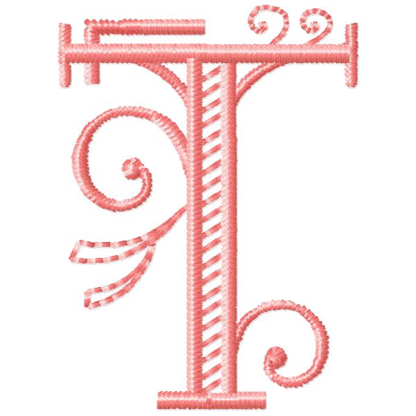 Vintage Jewel Alphabet T FromTheNeedleOfAnne