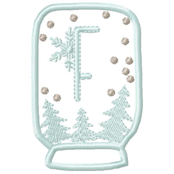 SnowGlobe Alphabet-8