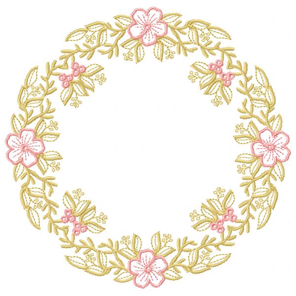 FloralBreezeWreath, FromTheNeedleOfAnne