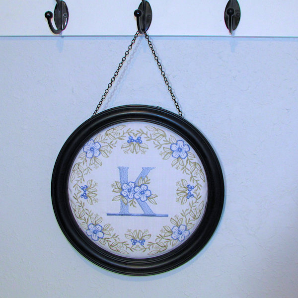 FloralBreezeWreath DoorHanger Project, FromTheNeedleOfAnne