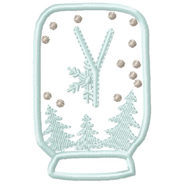 SnowGlobe Alphabet Y