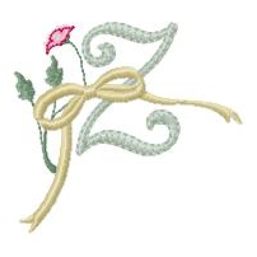 Ribbons and Roses Alphabet Uppercase OregonPatchWorks