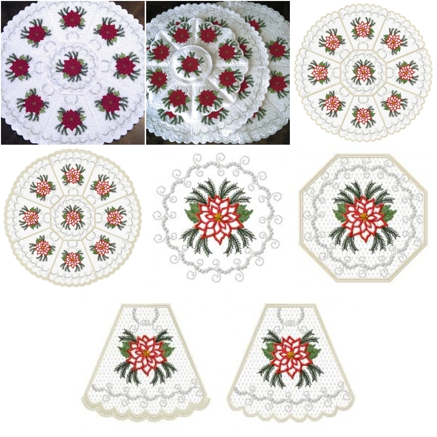 ChristmasRed Doily2 