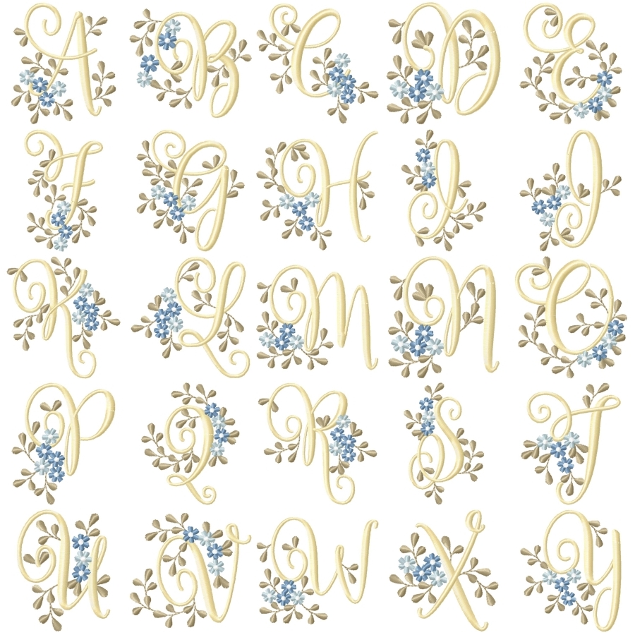 VintageSprayAlphabet