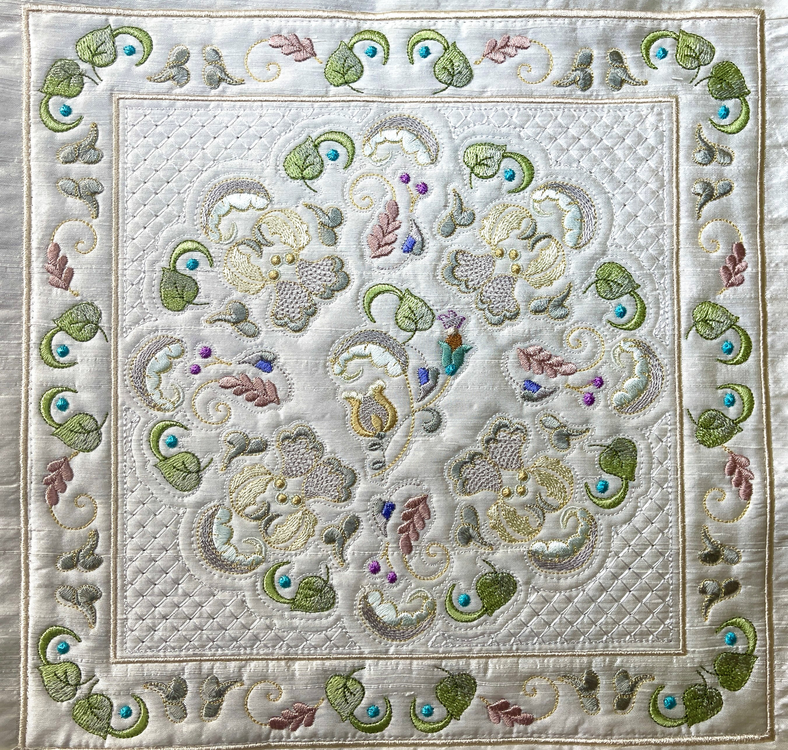 Jacobean Sampler Quilt Blocks-4