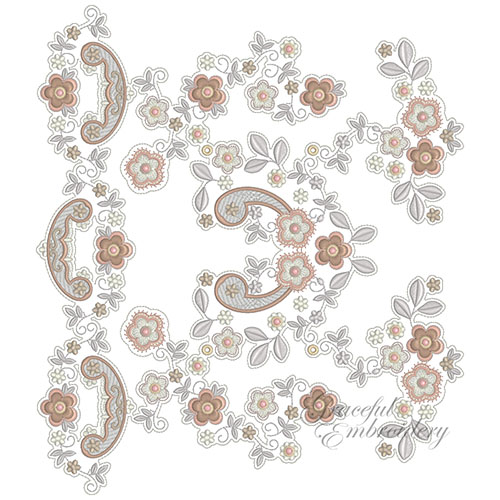 INTRO PRICED: The Rose Gold Bridal Lace Mega collection-172