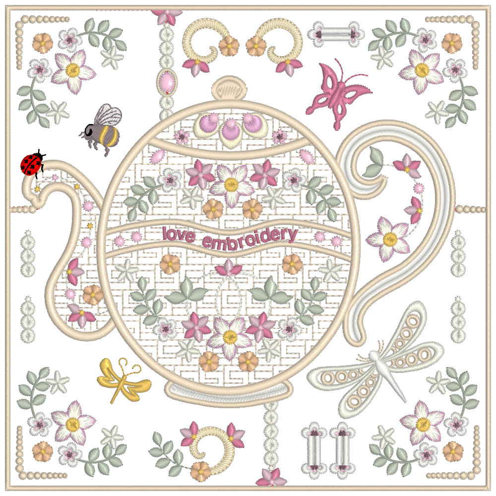 INTRO OFFER: Romantic Crazy Quilt 16-9