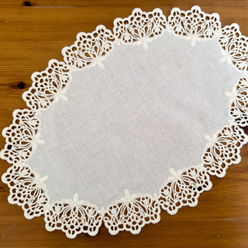 INTRO PRICED: Mansfield FLS Oval doily-3