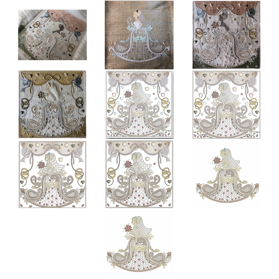 Romantic Crazy Quilt 14