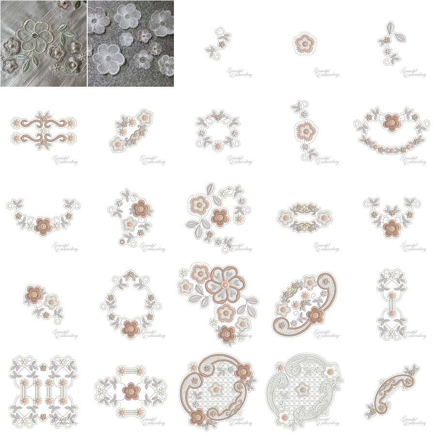 INTRO PRICED: Rose Gold Bridal Lace 1