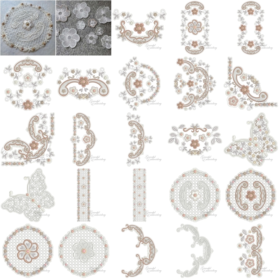 Rose Gold Bridal Lace 2
