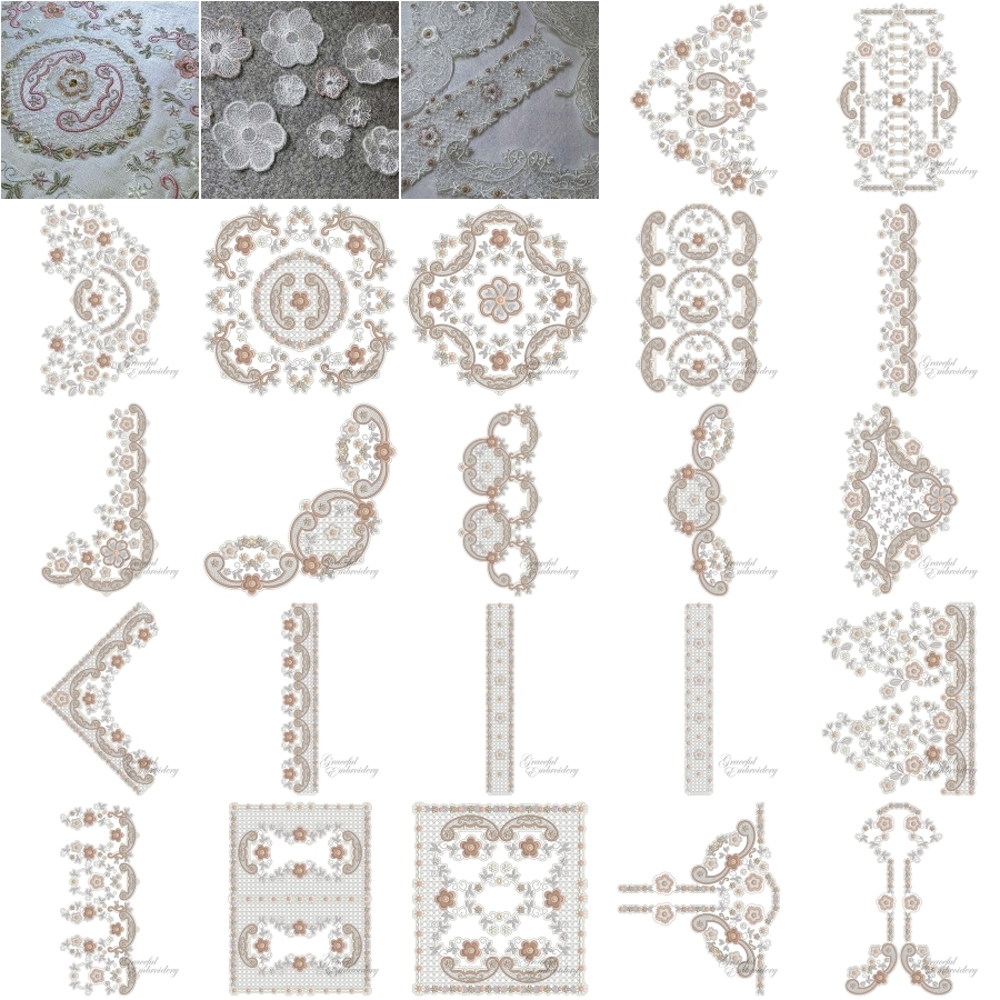 Rose Gold Bridal Lace 4