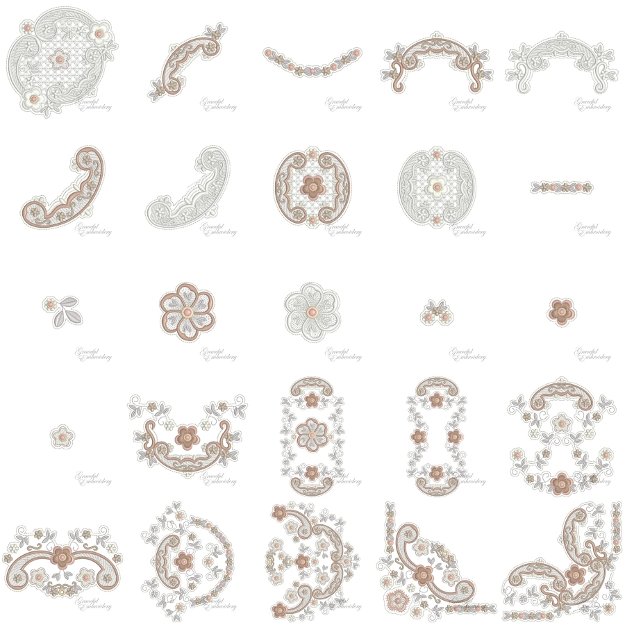 Rose Gold Bridal Lace Value Collection