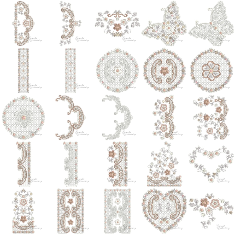 Rose Gold Bridal Lace Value Collection