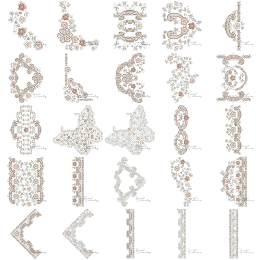 Rose Gold Bridal Lace Value Collection