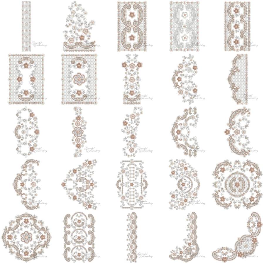 INTRO PRICED: The Rose Gold Bridal Lace Mega collection