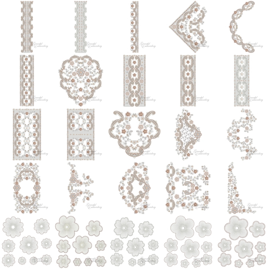Rose Gold Bridal Lace Value Collection