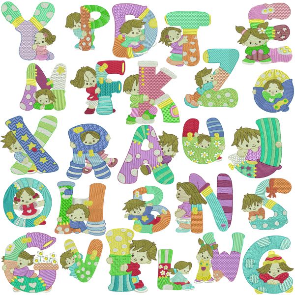 Cuddly Kiddies Alphabet -3