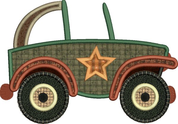 Busy Boys Car Junction  Applique-12