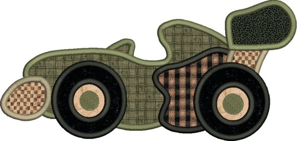 Busy Boys Car Junction  Applique-16