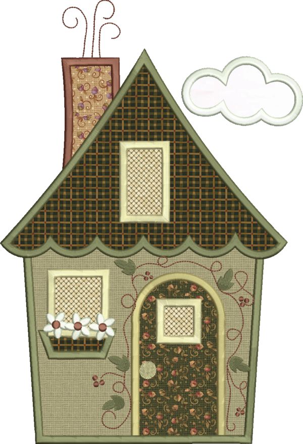My Country Cottage  Applique-6