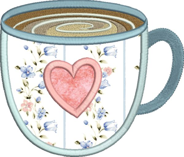 Coffee & Tea Applique-4