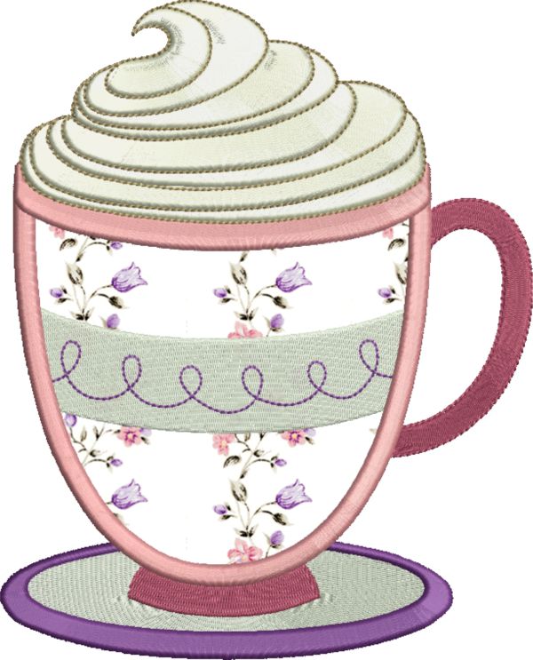 Coffee & Tea Applique-13