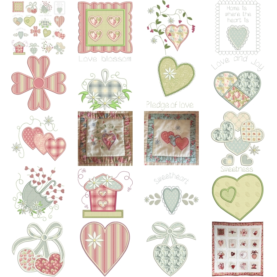 Home Is Where The Heart Is  Applique 