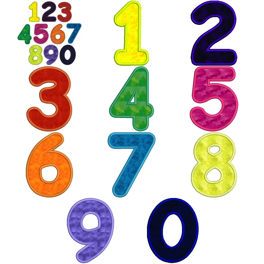 Applique Numbers OregonPatchWorks