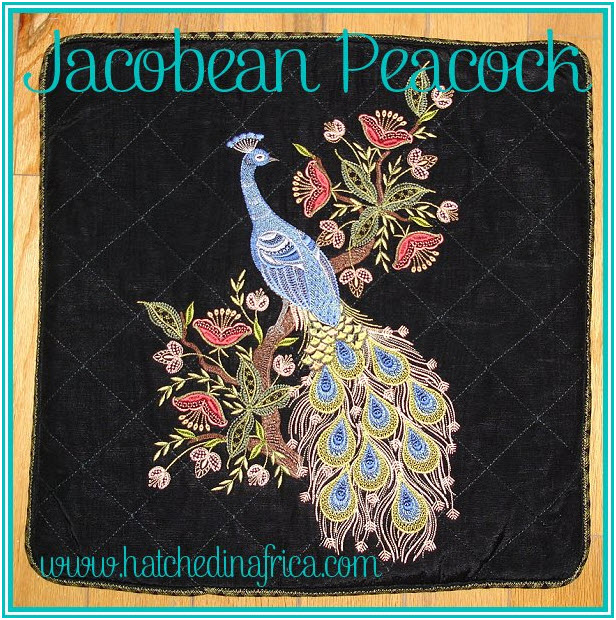 JACOBEAN JEWEL PEACOCK   by Santi-3