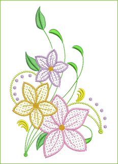 WING NEEDLE FLORALS