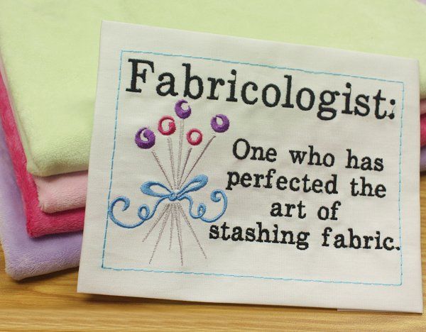 Saying - Fabricologist -3