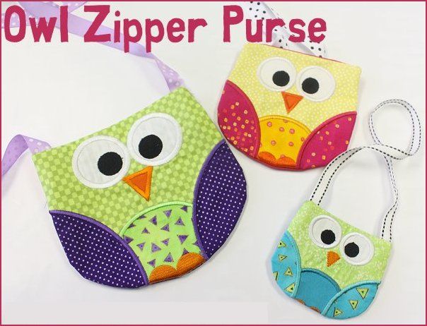 Owl Zipper Purse -3