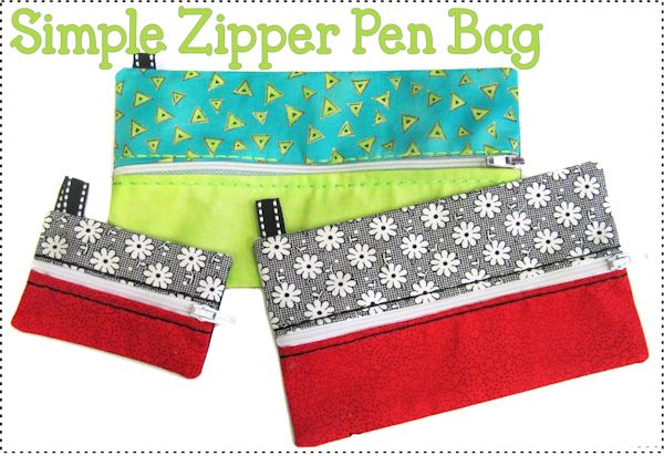 Simple Zipper Pen Bag -3