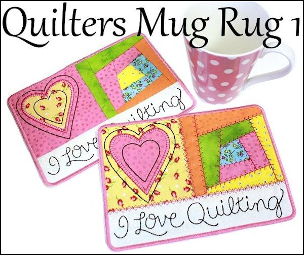 Quilters Mug Rug 1 -3