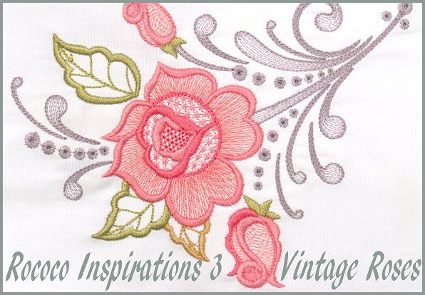Rococo Inspirations Set 3 Vintage Roses-3