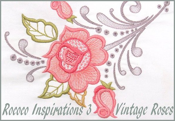 Rococo Roses Designs Rococo Inspirations Set 3 Vintage Roses