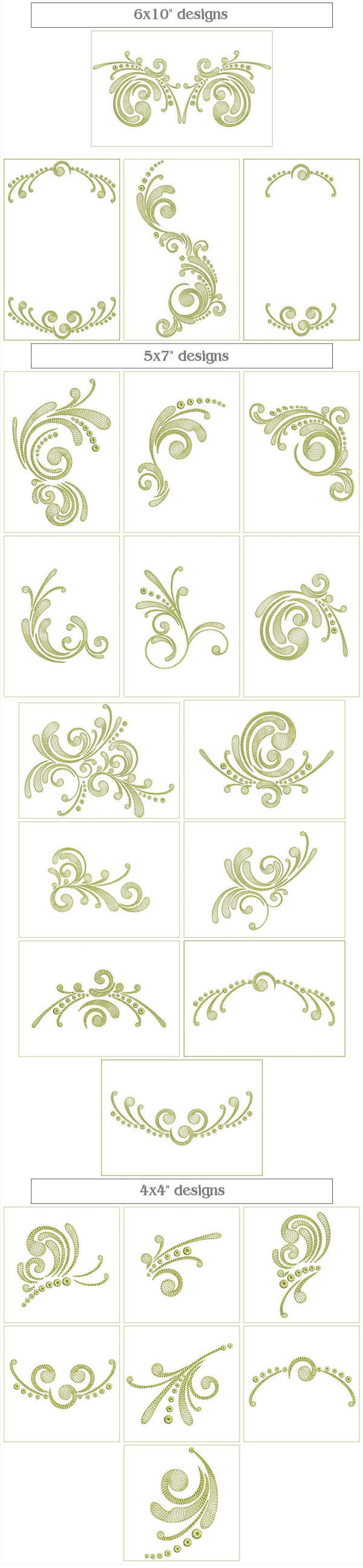 Rococo Inspirations Set 1 Scrolls-4