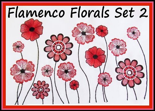 Flamenco Florals Set 2-4