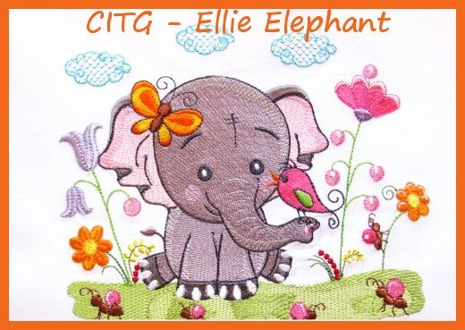 Critters in the Garden - Ellie Elephant-11