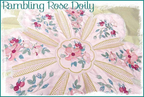 Rambling Rose Doily-19