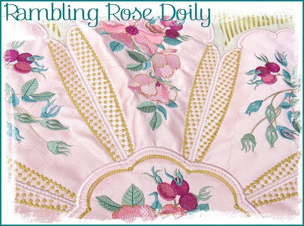 Rambling Rose Doily-20
