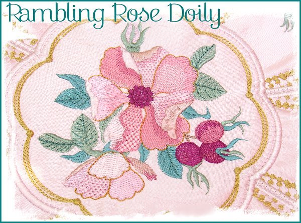 Rambling Rose Doily-21