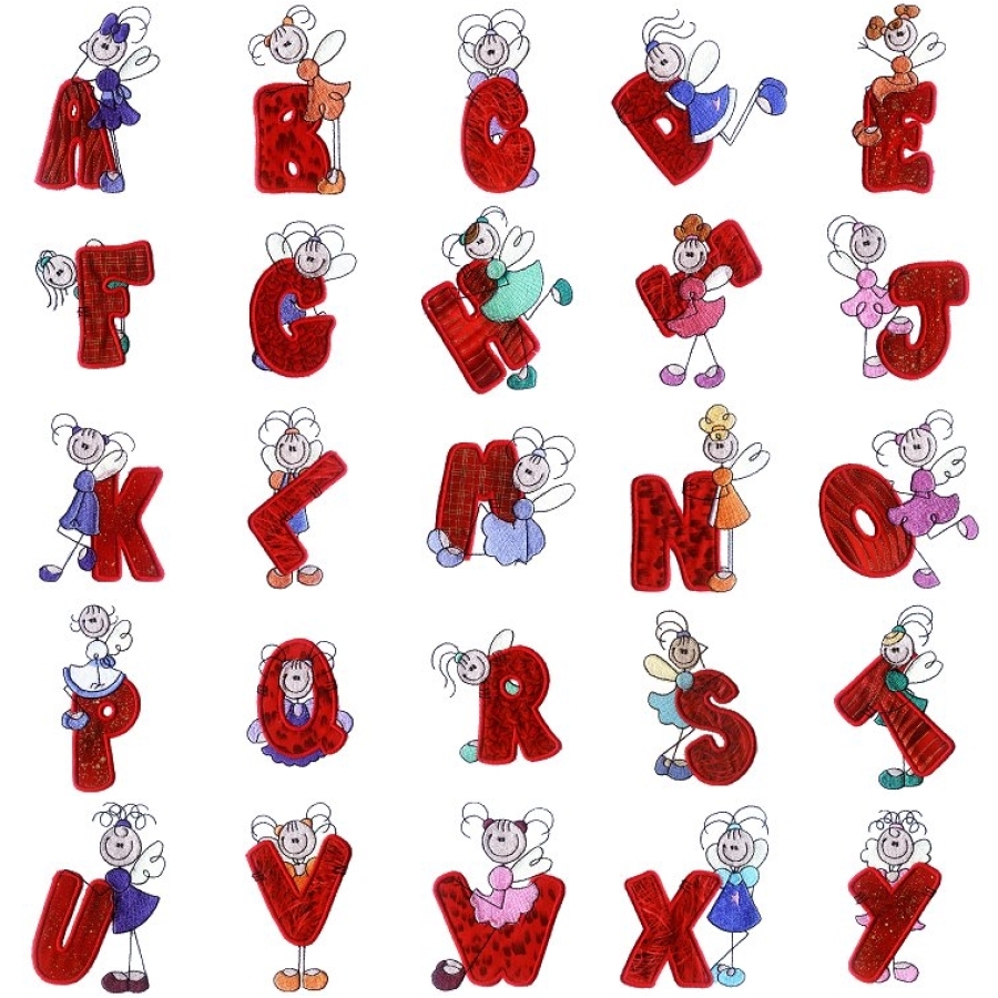 Stitch Fairy Alphabet and Numbers Value Pack 