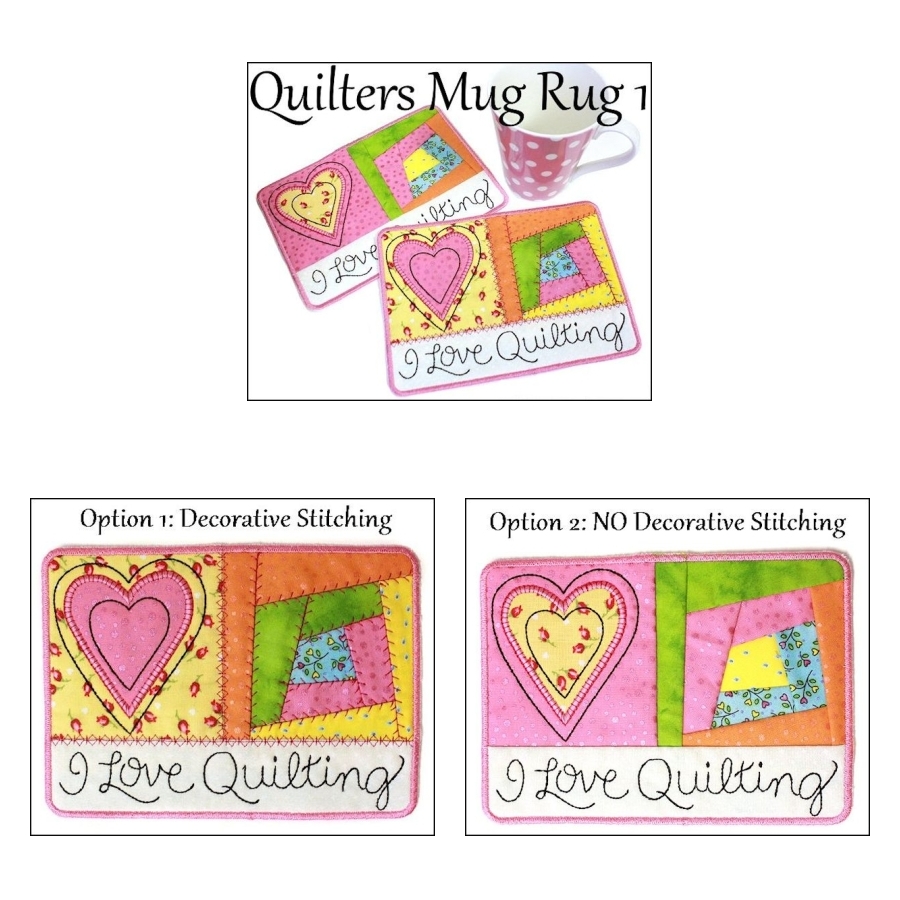 Quilters Mug Rug 1 